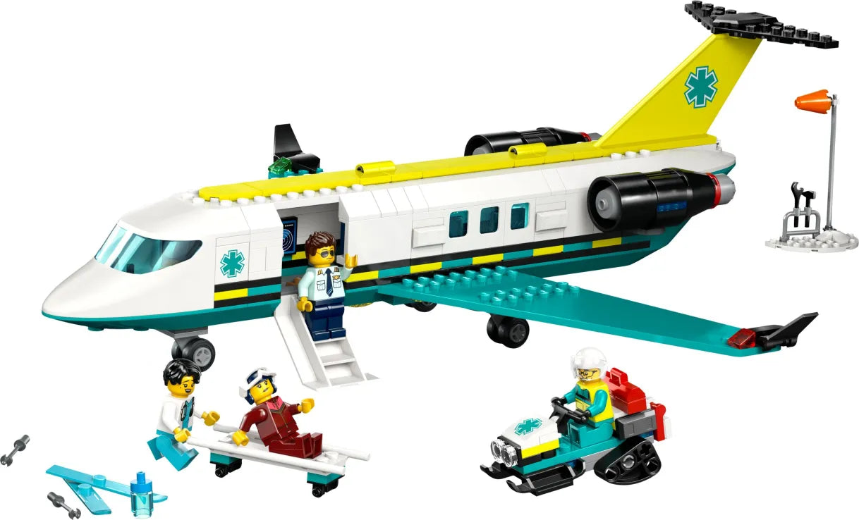 LEGO City Emergency Air Ambulane Airplane (60465) - Fun Planet