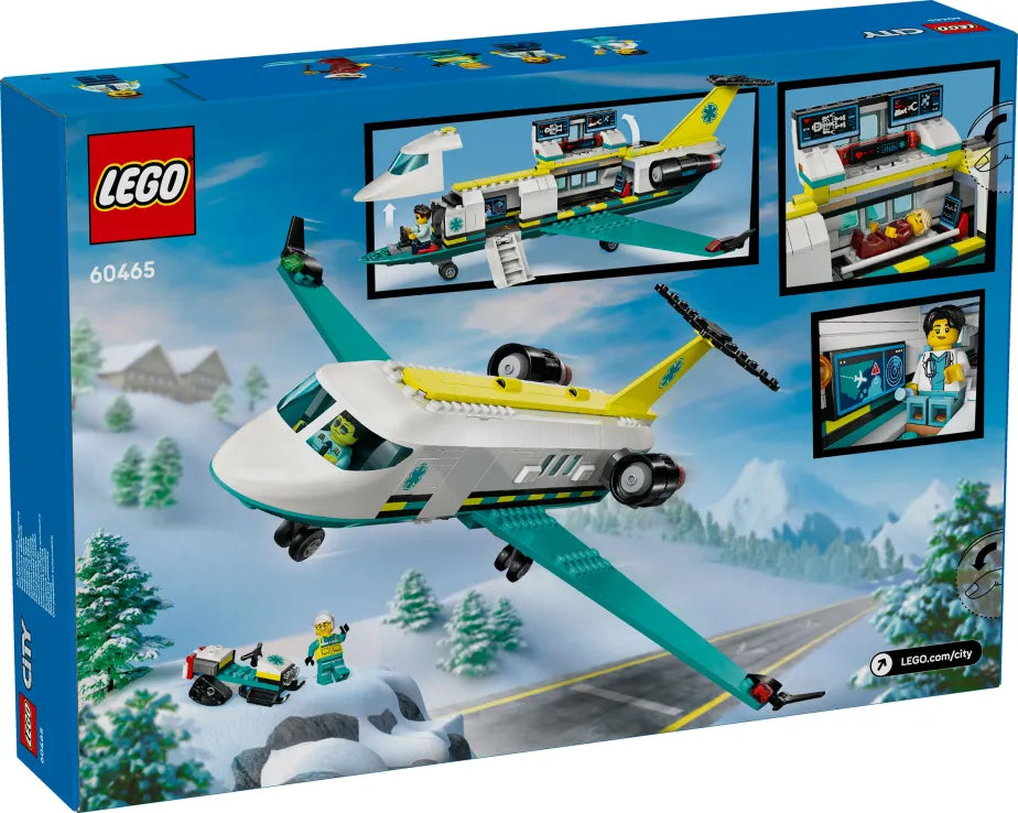 LEGO City Emergency Air Ambulane Airplane (60465) - Fun Planet