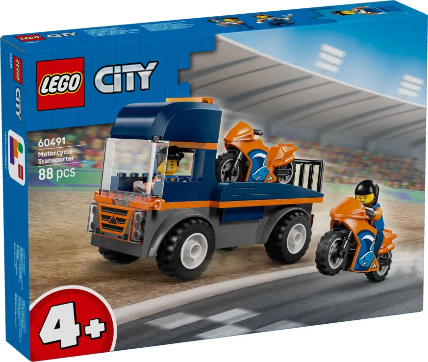 LEGO City Motorcycle Transpoter (60491) - Fun Planet