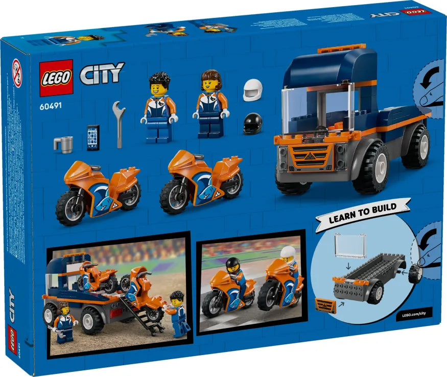 LEGO City Motorcycle Transpoter (60491) - Fun Planet