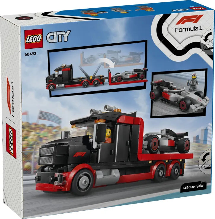 LEGO City F1 Display Truck With AUDI F1 Race Car (60493) - Fun Planet