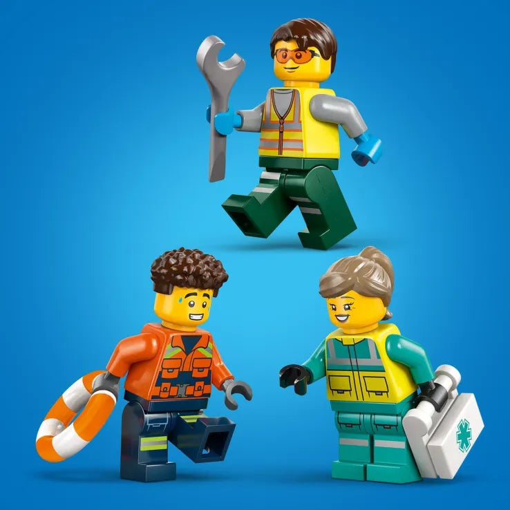 LEGO City Airplane, Service Truck & Hovercraft Remix (60505)