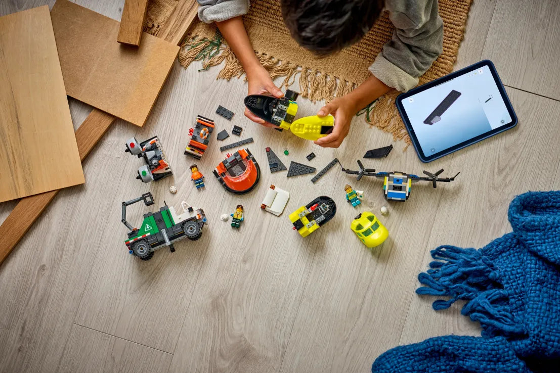 LEGO City Airplane, Service Truck & Hovercraft Remix (60505)