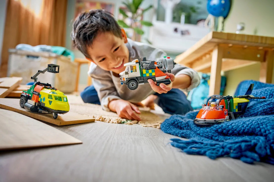 LEGO City Airplane, Service Truck & Hovercraft Remix (60505)