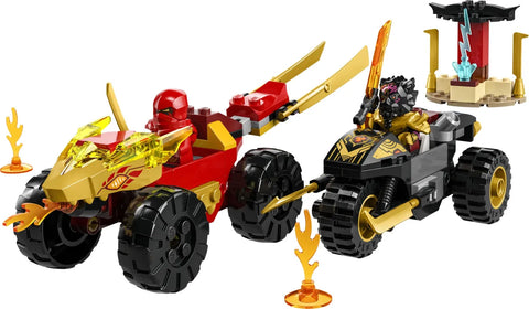 LEGO Ninjago Kai & Ras's Car & Bike Battle (71789) - Fun Planet
