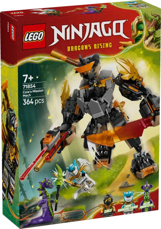 LEGO Ninjago Cole's Mission Mech & Dragon Zane (71854)