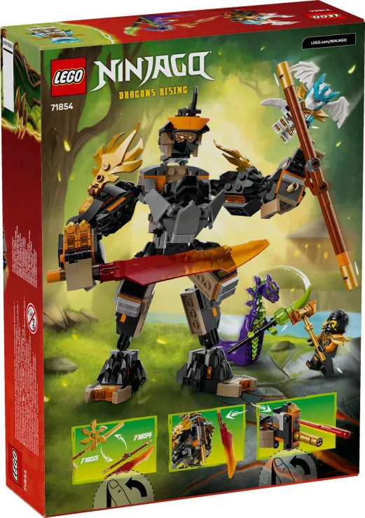 LEGO Ninjago Cole's Mission Mech & Dragon Zane (71854)
