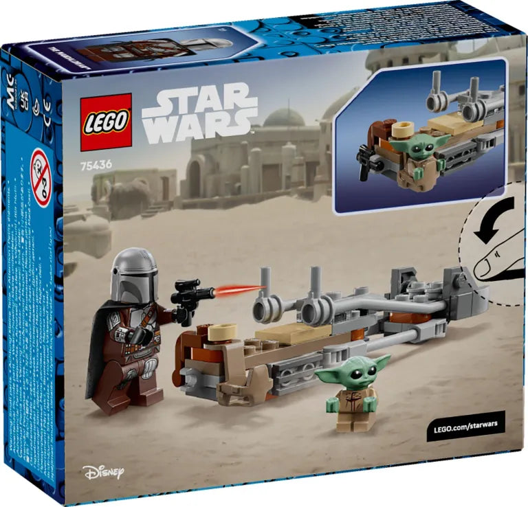 LEGO Star Wars The Mandalorian & Grogu's Speeder Bike (75436) - Fun Planet