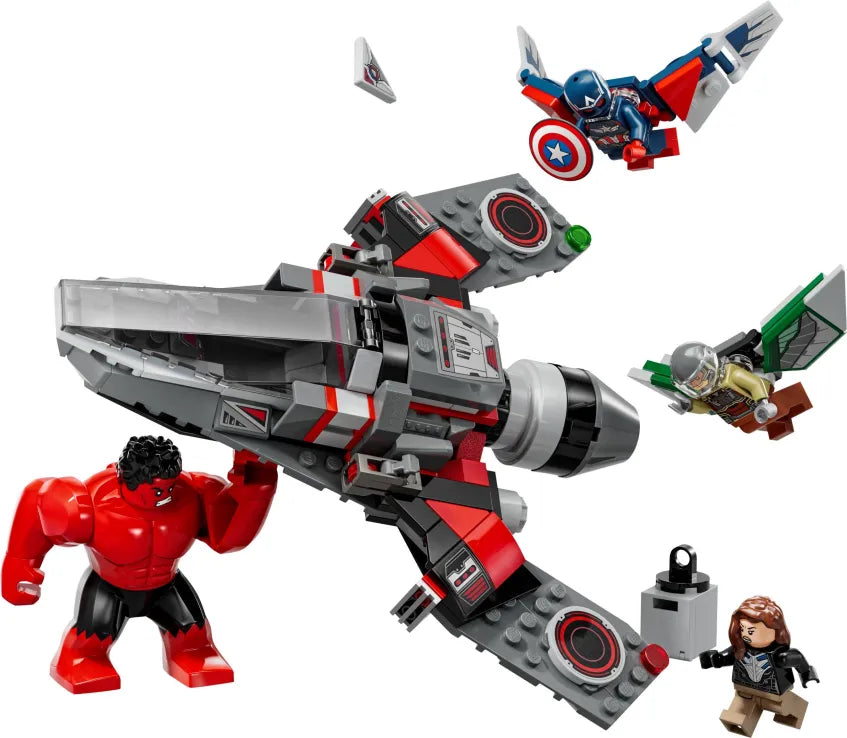 LEGO Super Heroes Marvel Captain America vs. Red Hulk Battle (76292) - Fun Planet