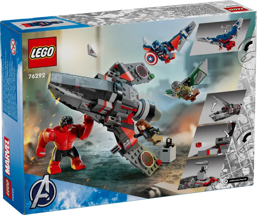LEGO Super Heroes Marvel Captain America vs. Red Hulk Battle (76292) - Fun Planet