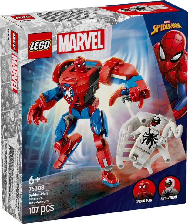 LEGO Super Heroes Marvel Spider-Man Mech vs. Anti-Venom (76308) - Fun Planet