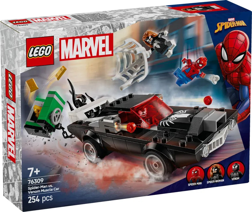 LEGO Super Heroes Marvel Spider-Man vs. Venom Muscle Car (76309) - Fun Planet