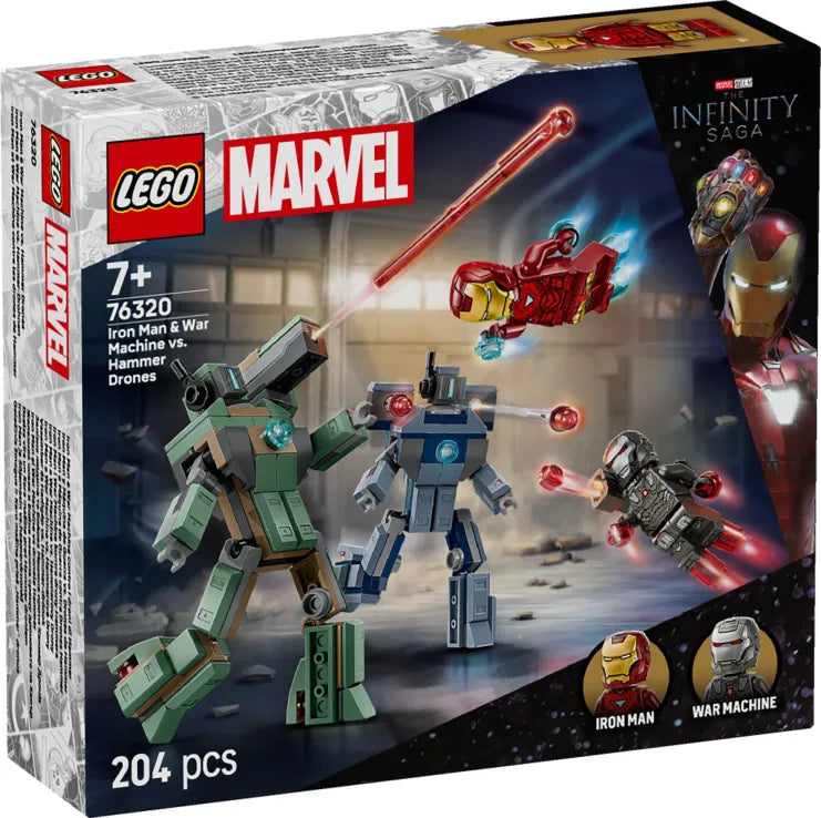 LEGO Super Heroes Marvel Iron Man & War Machine vs. Hammer Drones (76320)