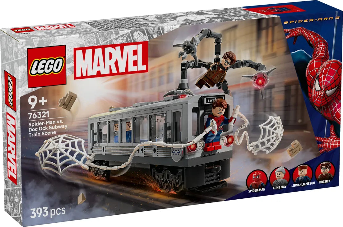 LEGO Super Heroes Spider-Man vs. Doc Ock Subway Train Scene (76321)