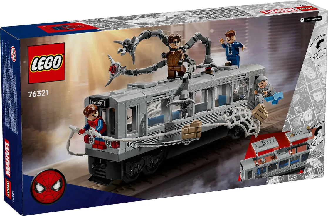LEGO Super Heroes Spider-Man vs. Doc Ock Subway Train Scene (76321)