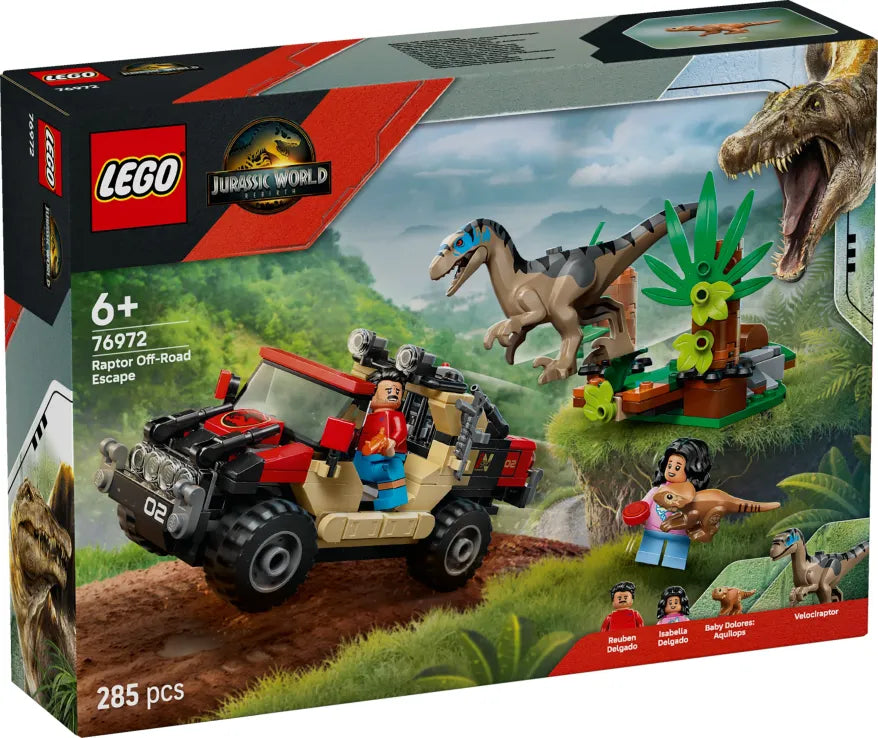 LEGO Jurassic World Raptor Off-Road Escape (76972)