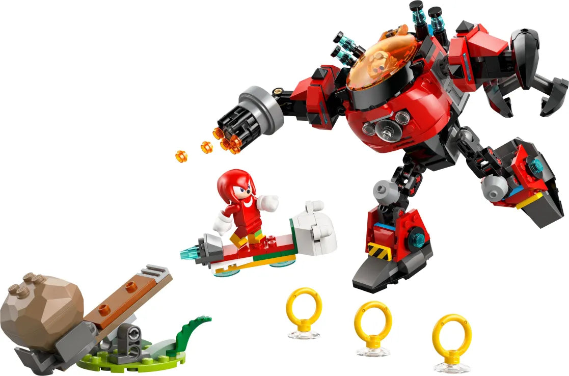 LEGO Sonic The Hedgehog Knuckles vs. Dr. Eggman Egg Crusher Mech (77005)