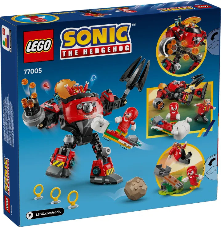 LEGO Sonic The Hedgehog Knuckles vs. Dr. Eggman Egg Crusher Mech (77005)