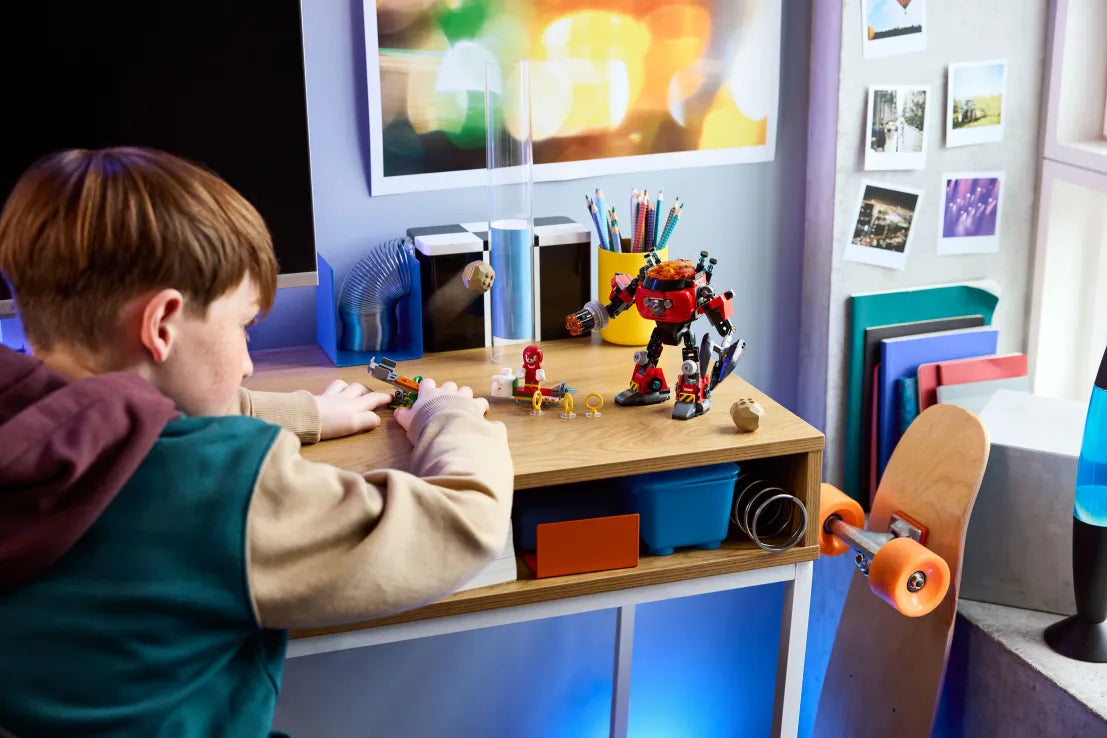 LEGO Sonic The Hedgehog Knuckles vs. Dr. Eggman Egg Crusher Mech (77005)