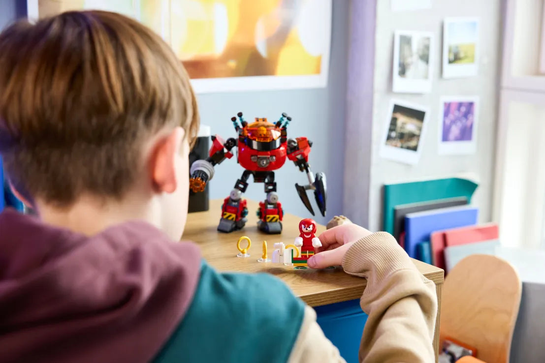 LEGO Sonic The Hedgehog Knuckles vs. Dr. Eggman Egg Crusher Mech (77005)