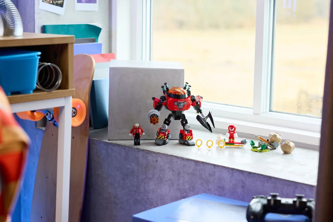 LEGO Sonic The Hedgehog Knuckles vs. Dr. Eggman Egg Crusher Mech (77005)