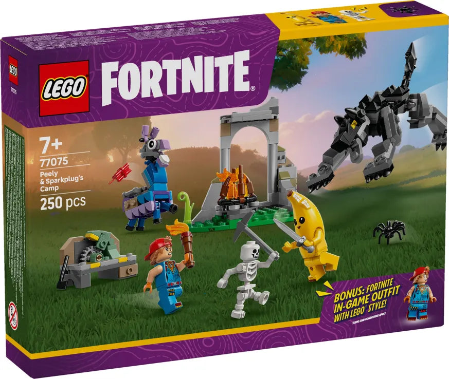 LEGO Fornite Peely & Sparkplug's Camp (77075) - Fun Planet