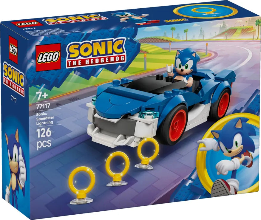 LEGO Sonic The Hedgehog Sonic Speedster Lightning (77117)