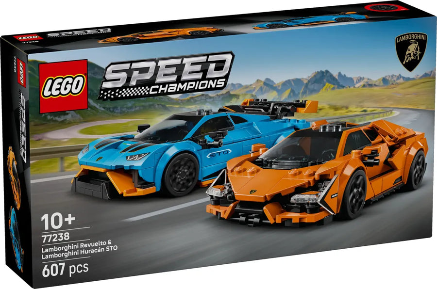 LEGO Speed Champions Lamborghini Revuelto & Hucaran STO (77238) - Fun Planet