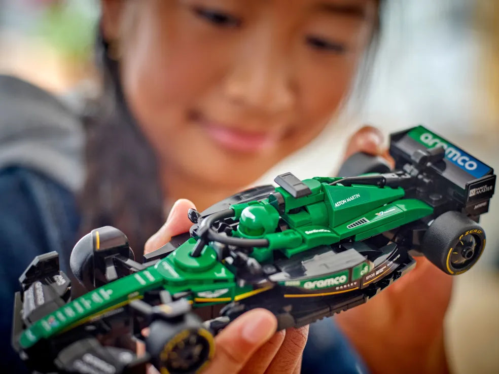 LEGO Speed Champions Aston Martin Aramco F1 AMR24 Race Car (77245) - Fun Planet
