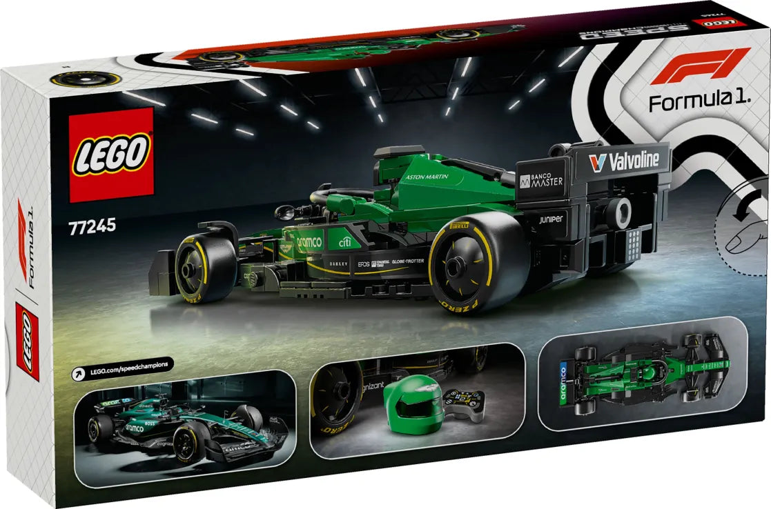LEGO Speed Champions Aston Martin Aramco F1 AMR24 Race Car (77245) - Fun Planet