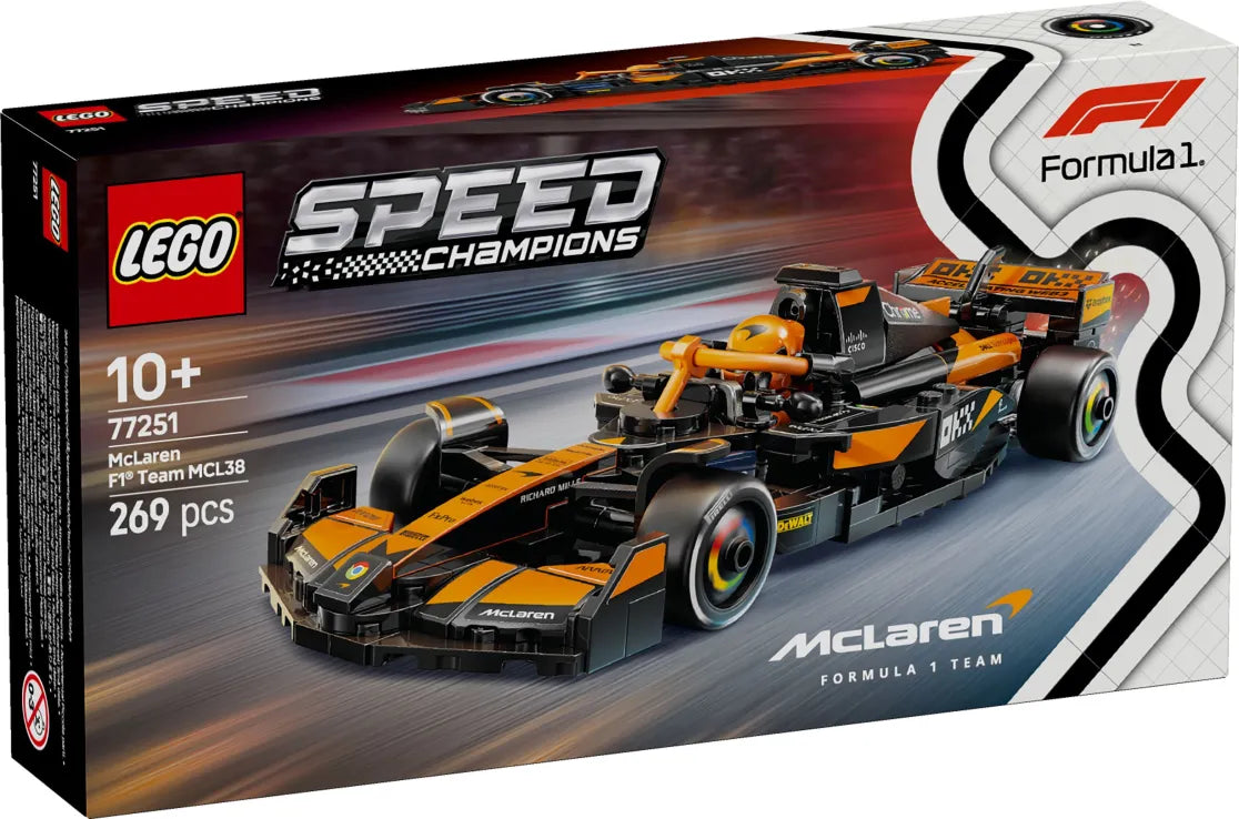LEGO Speed Champions McLaren F1 Team MCL38 Race Car (77251) - Fun Planet