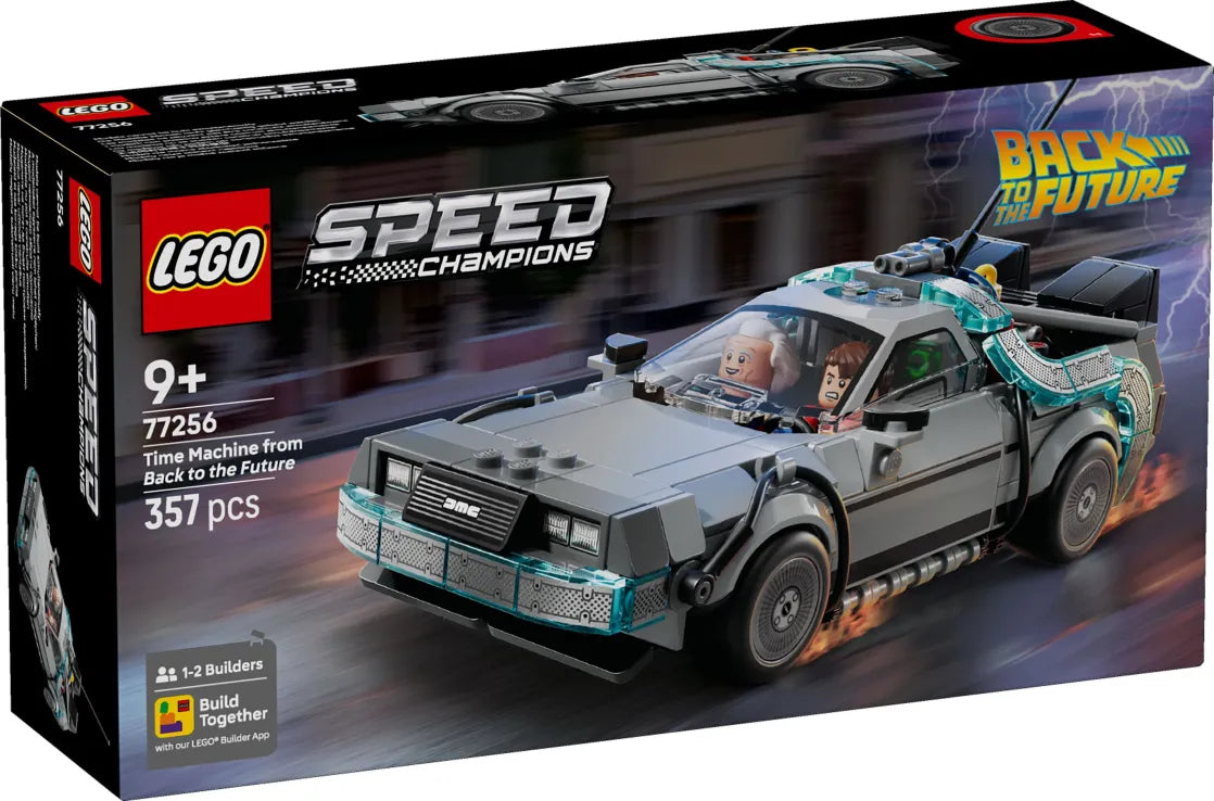 LEGO Speed Champions Time Machine From Back To The Future (77256) - Fun Planet