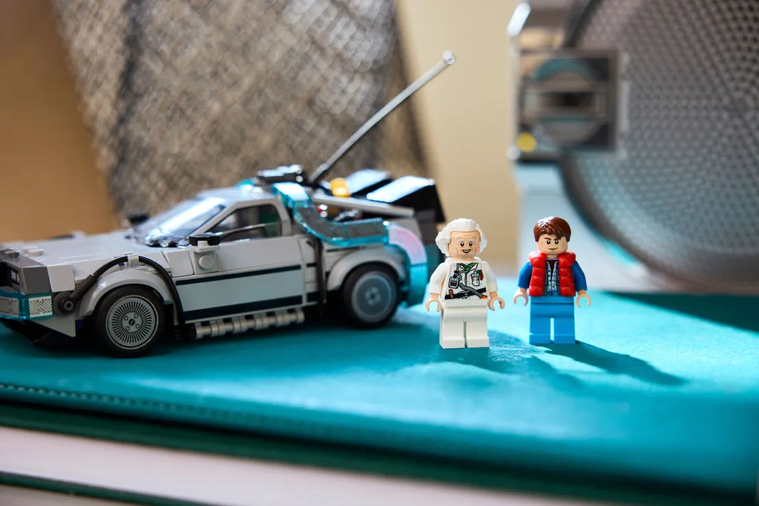 LEGO Speed Champions Time Machine From Back To The Future (77256) - Fun Planet