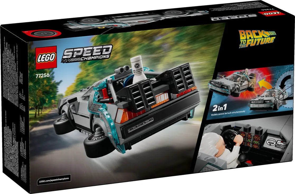 LEGO Speed Champions Time Machine From Back To The Future (77256) - Fun Planet