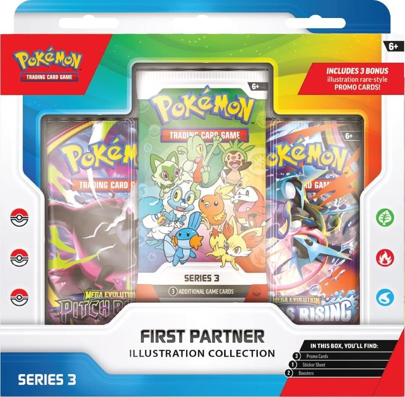 Pokemon TCG Mega Evolution First Partner Illustration Collection Series 3 (POK104101)