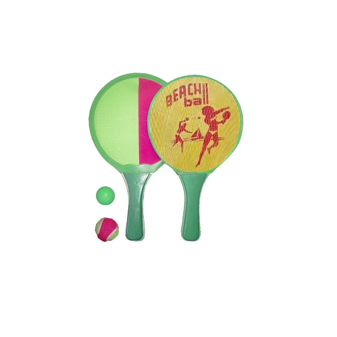 Rackets Set of 2 Two-Sided +2 Balls (42-235)