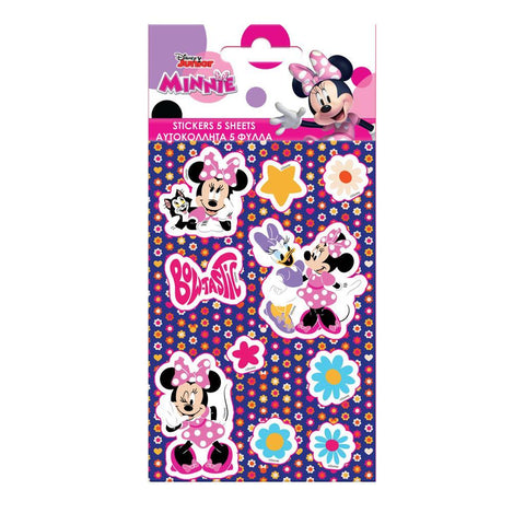 Αυτοκόλλητα Disney Minnie 8X12εκ 5 Φύλλα (563888) - Fun Planet