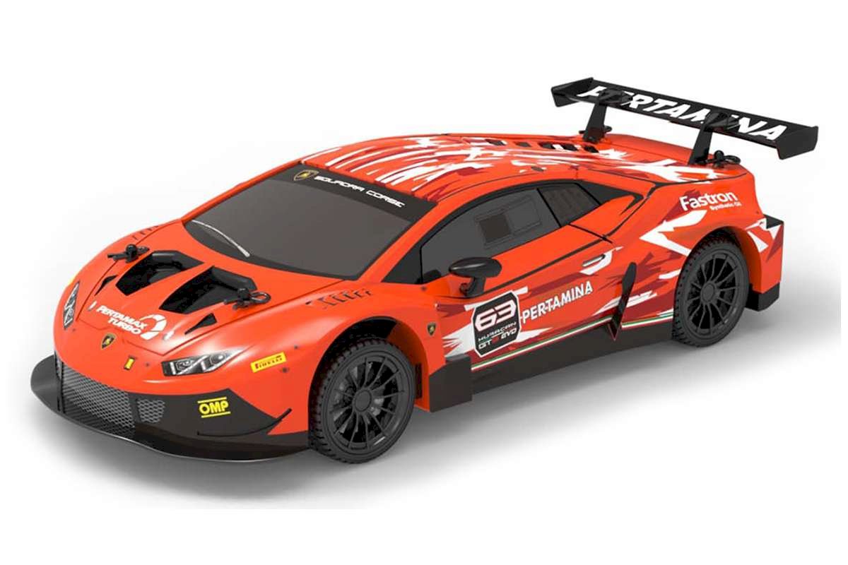 Τηλεκατευθυνόμενο Αυτοκίνητο Lamborghini Huracan GT3 1:24 Πορτοκαλί (6624M) - Fun Planet