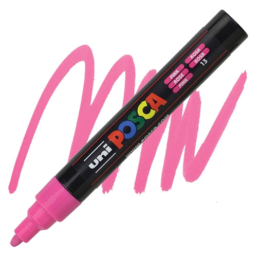 UNI Posca Μαρκαδόρος Medium Pink (PC-5M-13) - Fun Planet
