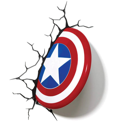 3D Light FX – 3DL – Marvel Captain America Deco Light (49463) - Fun Planet