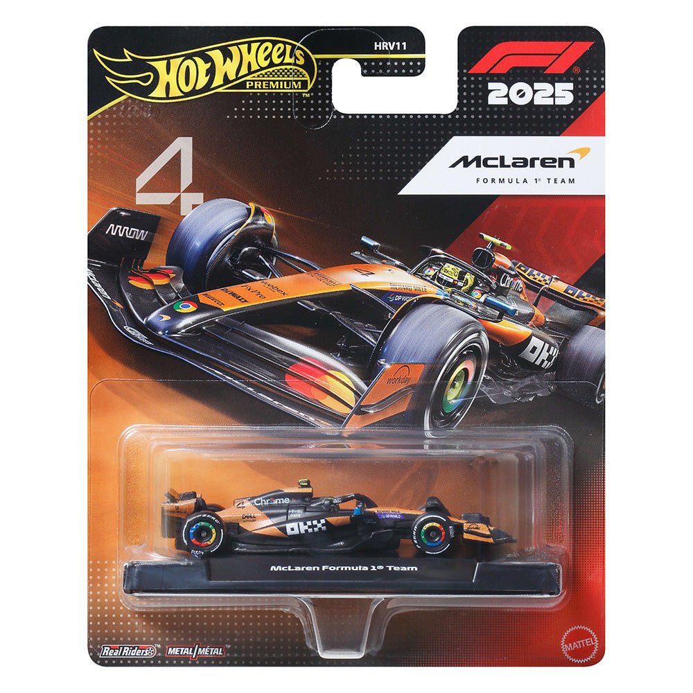 Hot Wheels Premium Formula 1 McLaren Formula 1 Team #4 (JKD88)
