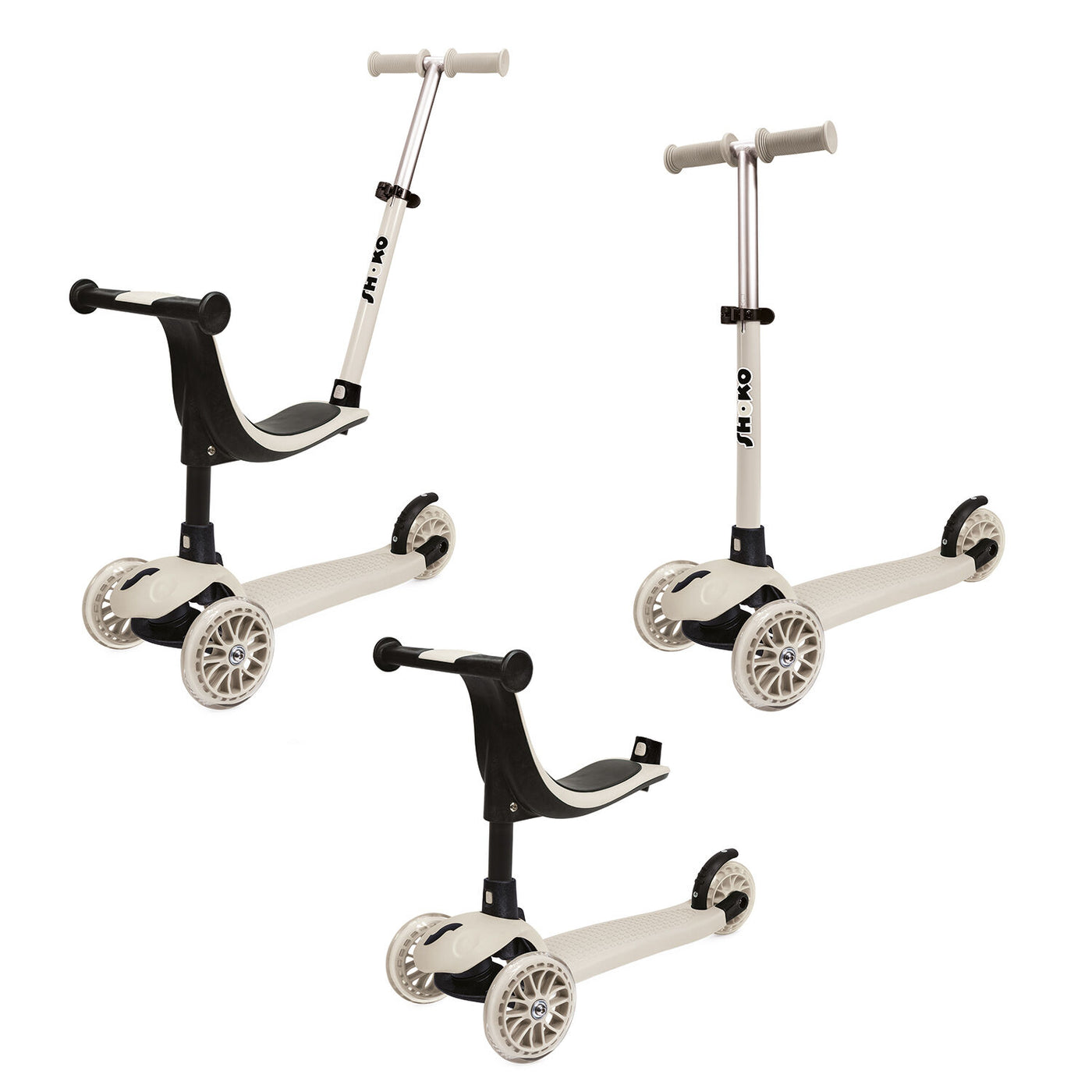 Shοko Scooter Premium 3 In 1 Ash Cloud (5004-50531) - Fun Planet