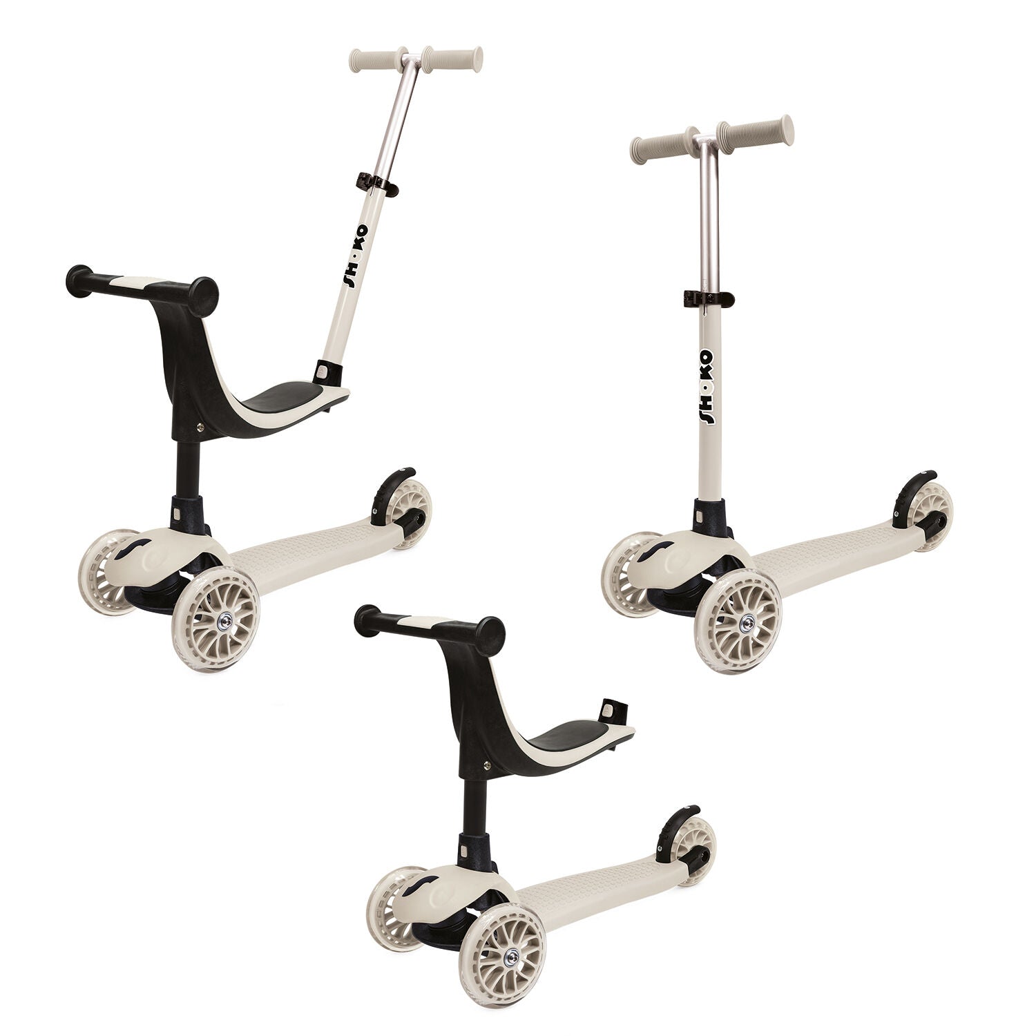 Shοko Scooter Premium 3 In 1 Ash Cloud (5004-50531) - Fun Planet