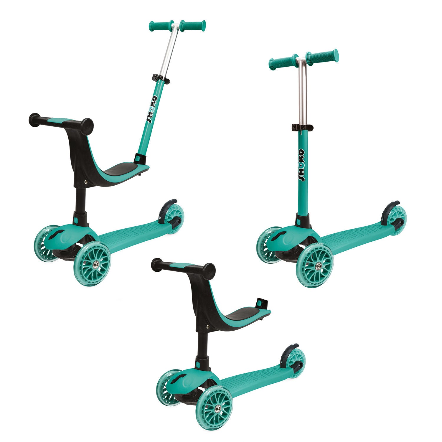 Shοko Scooter Premium 3 In 1 Tropical Mist (5004-50532) - Fun Planet