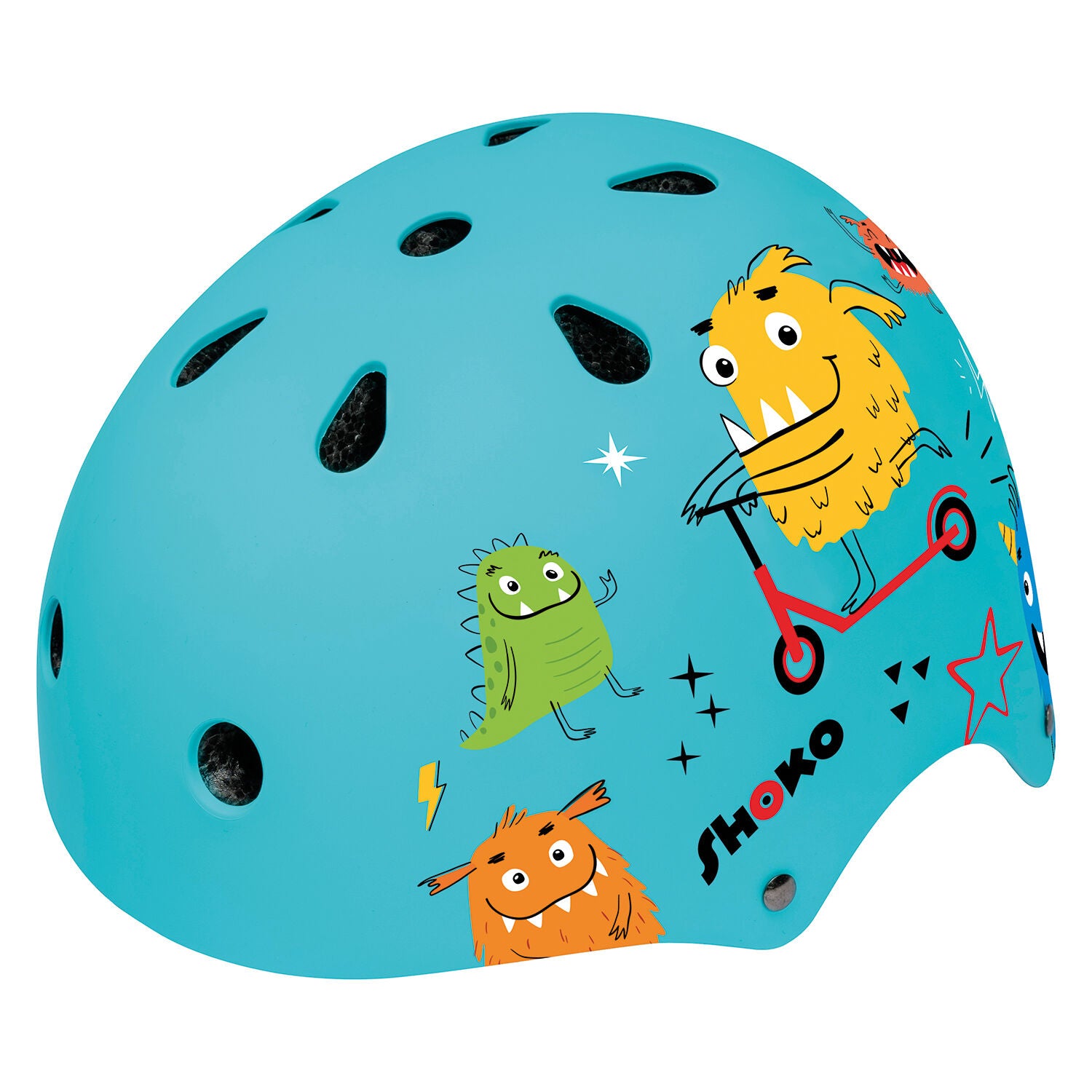 Shoko Παιδικό Κράνος Με Φως Minty Monsters (5004-50536) - Fun Planet