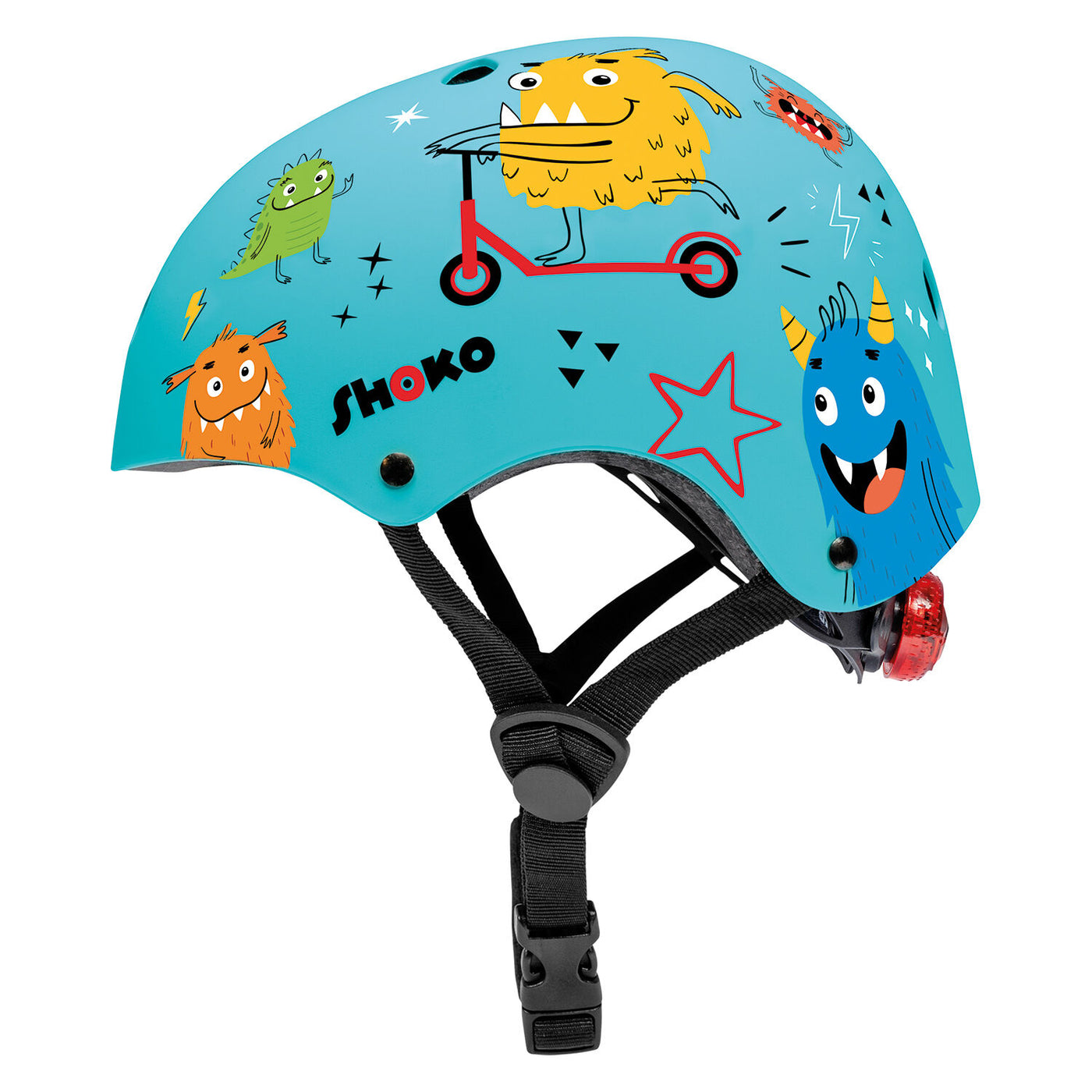 Shoko Παιδικό Κράνος Με Φως Minty Monsters (5004-50536) - Fun Planet