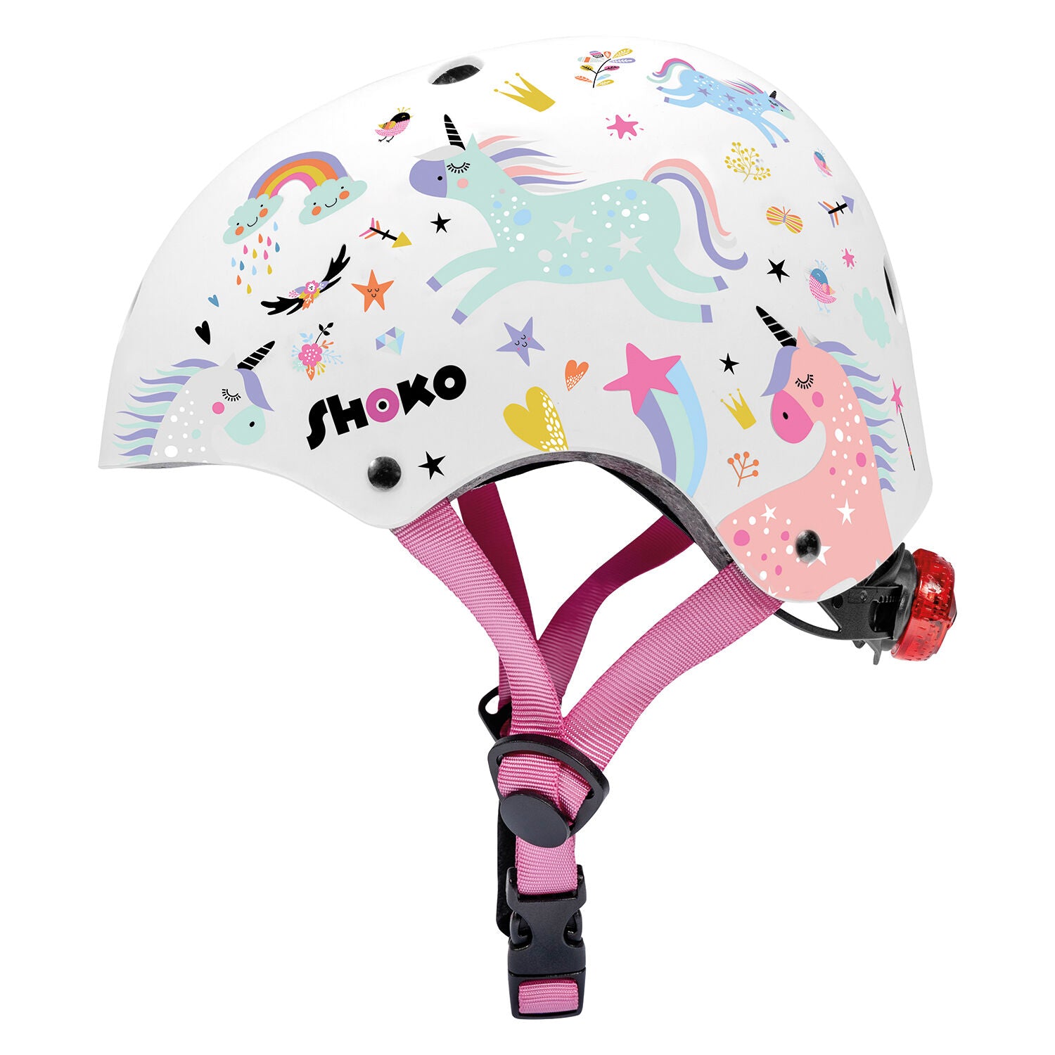 Shoko Παιδικό Κράνος Με Φως Unicorn Sparkle (5004-50537) - Fun Planet