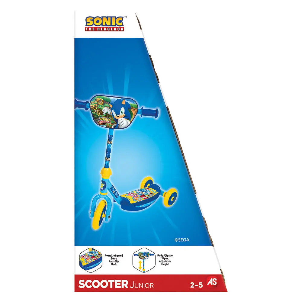 Λαμπάδα AS Παιδικό Scooter Με 3 Ρόδες Sonic (5004-50260) - Fun Planet