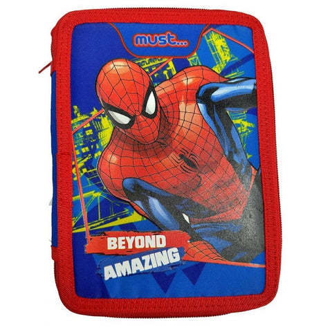 Spider-Man Κασετίνα Διπλή Γεμάτη 15x5x21εκ Beyond Amazing Must (508123) - Fun Planet