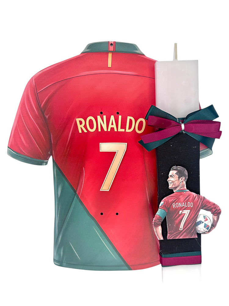 Λαμπάδα Ronaldo & Κουτί Δώρου (LE054)